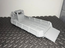 Load image into Gallery viewer, Cargo Barge 28mm 32mm Sci Fi Industrial Dockyard Terrain 3D Printed 43cm Long
