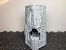 Load image into Gallery viewer, Battle Ruined Tower Medieval Ruins 28mm Tabletop Terrain RPG Wargaming Scenery
