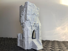 Load image into Gallery viewer, Battle Ruined Tower Medieval Ruins 28mm Tabletop Terrain RPG Wargaming Scenery
