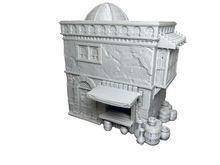 Load image into Gallery viewer, 28mm Arabian Desert Shop Building Domed Roof – Corsairs Korshadir Tabletop Wargaming Terrain
