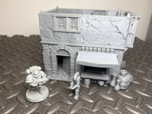 Load image into Gallery viewer, 28mm Arabian Desert Shop Building Domed Roof – Corsairs Korshadir Tabletop Wargaming Terrain
