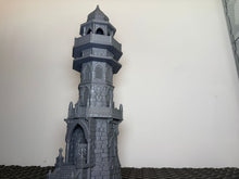 Load image into Gallery viewer, 28mm Arabic Desert Minaret Tower - Corsairs Korshadir Tabletop Wargaming Terrain
