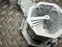 Load image into Gallery viewer, 28mm Arabic Desert Minaret Tower - Corsairs Korshadir Tabletop Wargaming Terrain
