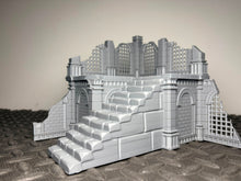 Load image into Gallery viewer, Corner Fantasy Platform Ruins 2 Piece Grimdark 28mm Tabletop Wargaming D&amp;D RPG

