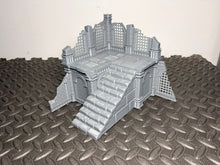 Load image into Gallery viewer, Corner Fantasy Platform Ruins 2 Piece Grimdark 28mm Tabletop Wargaming D&amp;D RPG
