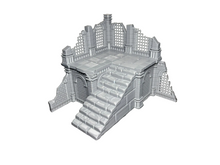 Load image into Gallery viewer, Corner Fantasy Platform Ruins 2 Piece Grimdark 28mm Tabletop Wargaming D&amp;D RPG
