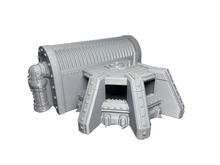 Load image into Gallery viewer, 28mm Wargaming Industrial Bunker Generator Sci Fi Grimdark Tabletop Terrain
