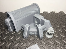Load image into Gallery viewer, 28mm Wargaming Industrial Bunker Generator Sci Fi Grimdark Tabletop Terrain
