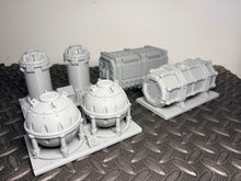 Load image into Gallery viewer, Fuel Storage Objective Markers 28mm Sci Fi Scatter Terrain Scenery Wargaming
