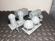 Load image into Gallery viewer, Fuel Storage Objective Markers 28mm Sci Fi Scatter Terrain Scenery Wargaming
