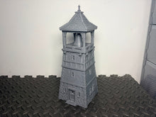 Load image into Gallery viewer, Briarwood Watch Tower Bell Tower Medieval Fantasy Scatter Terrain 28mm 32mm
