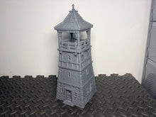 Load image into Gallery viewer, Briarwood Watch Tower Bell Tower Medieval Fantasy Scatter Terrain 28mm 32mm
