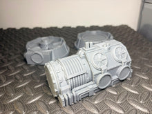 Load image into Gallery viewer, Sci-Fi Industrial Side Generator &amp; Vents Scatter Terrain 28mm Wargaming Scenery
