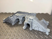Load image into Gallery viewer, Arkenfell Battle Ruined Bridge Medieval Fantasy D&amp;D Terrain 32mm 28mm 20mm 15mm
