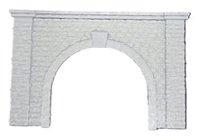 Load image into Gallery viewer, TT120 Gauge Twin Track Tunnel Portal Model Train Portal Entrance Stone Effect
