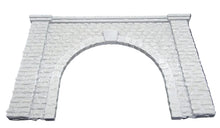 Load image into Gallery viewer, TT120 Gauge Twin Track Tunnel Portal Model Train Portal Entrance Stone Effect
