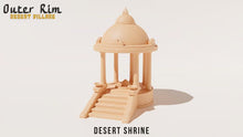 Load image into Gallery viewer, Desert Domed Shrine Outer Rim Tatooine Sci Fi Style Building 28mm Wargaming Terrain 3D Printed
