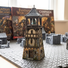 Load image into Gallery viewer, Briarwood Watch Tower Bell Tower Medieval Fantasy Scatter Terrain 28mm 32mm
