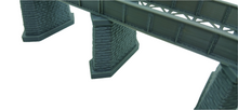 Load image into Gallery viewer, Girder Bridge N Gauge Model Railway Single Track  Support Piers Stonework Detail
