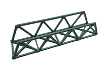 Load image into Gallery viewer, Lattice Girder Railway Bridge N Gauge - Girder Section only No Supports
