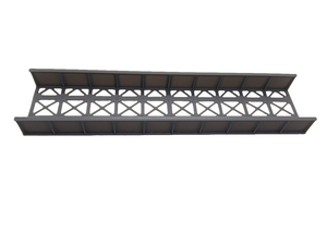 Long N Gauge Single Track Bridge Girder Model Railway Track Bridge Sides & Deck