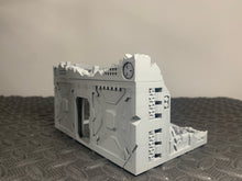 Load image into Gallery viewer, Battle Damaged Buildings Ruins Modular 28mm Sci Fi Wargaming Tabletop Terrain
