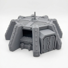 Load image into Gallery viewer, Industrial Grimdark Command Bunker Outpost Sci Fi Wargaming Terrain 28mm
