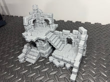 Load image into Gallery viewer, Battle Ruined Terrain Ancient Castle Ruins 28mm Tabletop RPG Wargaming Scenery
