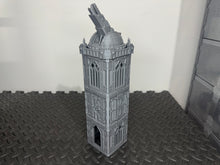 Load image into Gallery viewer, Grid City Gothic Cannon Tower #1 Sci Fi Building 28mm 32mm Terrain 3D Printed
