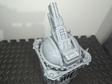 Load image into Gallery viewer, Grid City Gothic Cannon Tower #1 Sci Fi Building 28mm 32mm Terrain 3D Printed
