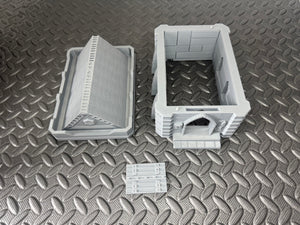 Gothic Chapel Church Industrial Sci Fi Building 28mm 32mm Terrain 3D Printed