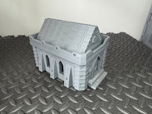 Load image into Gallery viewer, Gothic Chapel Church Industrial Sci Fi Building 28mm 32mm Terrain 3D Printed
