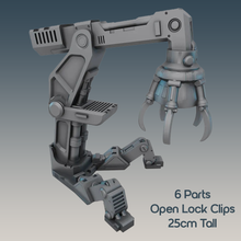 Load image into Gallery viewer, Modular Sci Fi Crane with Claw - Sci-Fi Scatter Terrain - Tabletop Terrain 28mm
