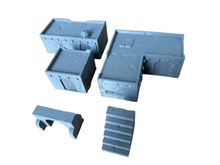 Load image into Gallery viewer, 15mm Desert Buildings Set Of 3 Sci-Fi Dwellings Scatter Terrain 3D Printed
