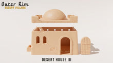 Load image into Gallery viewer, Desert House 3 Outer Rim Tatooine Sci Fi Style Building 28mm Wargaming Terrain 3D Printed
