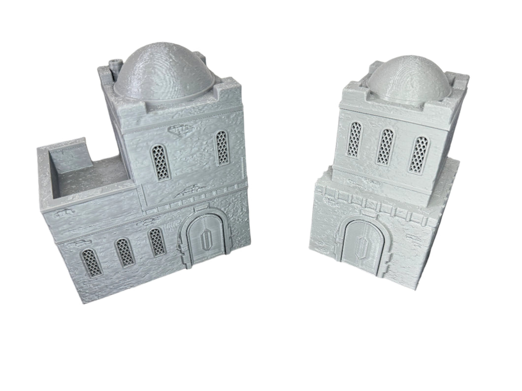 Desert House Pack of 2 Star Wars Legion Style 28mm Terrain Desert Edge Building