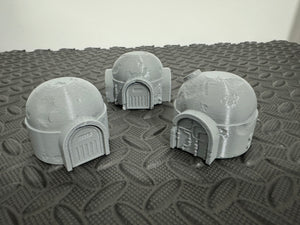 15mm Desert Settlement Huts Habs Buildings Sci-Fi Scatter Terrain 3D Printed