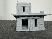 Load image into Gallery viewer, Desert House Building 28mm Wargaming Terrain 3D Printed D&amp;D Scatter Terrain
