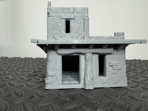 Desert House Building 28mm Wargaming Terrain 3D Printed D&D Scatter Terrain