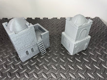 Load image into Gallery viewer, Desert House Pack of 2 Star Wars Legion Style 28mm Terrain Desert Edge Building
