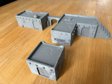 Load image into Gallery viewer, 15mm Desert Buildings Set Of 3 Sci-Fi Dwellings Scatter Terrain 3D Printed
