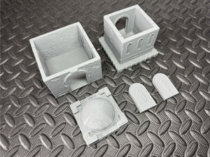 Desert House Pack of 2 Star Wars Legion Style 28mm Terrain Desert Edge Building