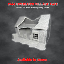 Load image into Gallery viewer, Ruined Village Cafe Normandy World War 2 Wargaming Scenery 28mm Dark Realms

