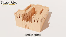 Load image into Gallery viewer, Desert Prison Complex Building Sci-Fi Scenery Scatter Terrain 28mm 3D Printed
