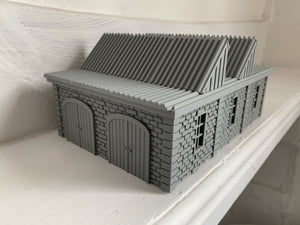 Interlocking Section Factory Warehouse for Modern Warfare Wargaming 28mm