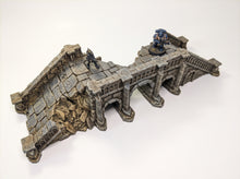 Load image into Gallery viewer, Arkenfell Battle Ruined Bridge Medieval Fantasy D&amp;D Terrain 32mm 28mm 20mm 15mm
