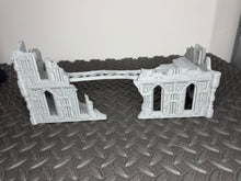 Load image into Gallery viewer, Gothic City Ruins V2 Industrial Sci Fi Factory Building 28mm Terrain 3D Printed
