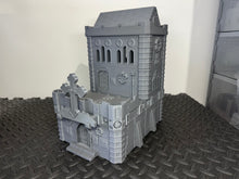 Load image into Gallery viewer, Gothic Cathedral Sci Fi Building 28mm 32mm Terrain 3D Printed Tabletop Gaming
