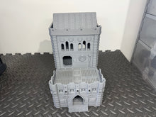 Load image into Gallery viewer, Gothic Cathedral Sci Fi Building 28mm 32mm Terrain 3D Printed Tabletop Gaming
