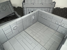 Load image into Gallery viewer, Gothic Cathedral Sci Fi Building 28mm 32mm Terrain 3D Printed Tabletop Gaming
